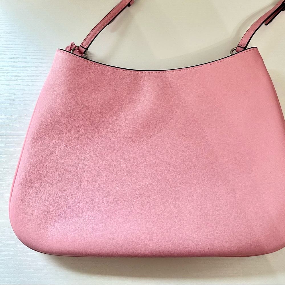 Pink Coach bag, coach shoulder bag,  mini pink bag, wristlet, babypink, Barbie - Picture 10 of 14